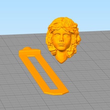 jim morrison favorito separador livros música 3d print model - Mito3D