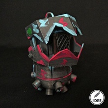 jinx grenade - arcane fashion prop cosplay vi netflix riot lol league legends militar granada shark 3d print model - Mito3D