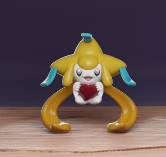 Jirachi niedlich Pokémon charmander spritzen Bulbasaur Pikachu eevee Dekoration Deko Ornament Aktion Zahl 3d print model - Mito3D