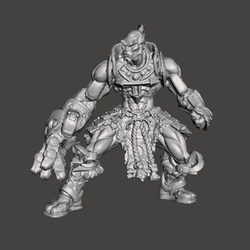 jitsu motu 200x heman skeletor 3D print model - Mito3D