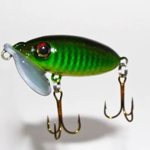 jitterbug lure di pesca 1 4 oz vari ultralite richiamo ultraleggero esche da esca topwater 3D print model - Mito3D