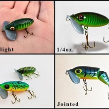 jitterbug fishing lure bundle various topwater ultralite ultralight lures 3d print model - Mito3D