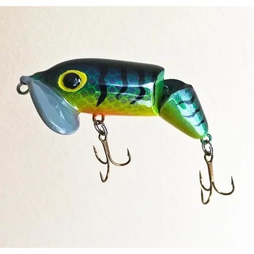 jitterbug lure di pesca snodato versione vari snodo esca topwater esche da 3D print model - Mito3D