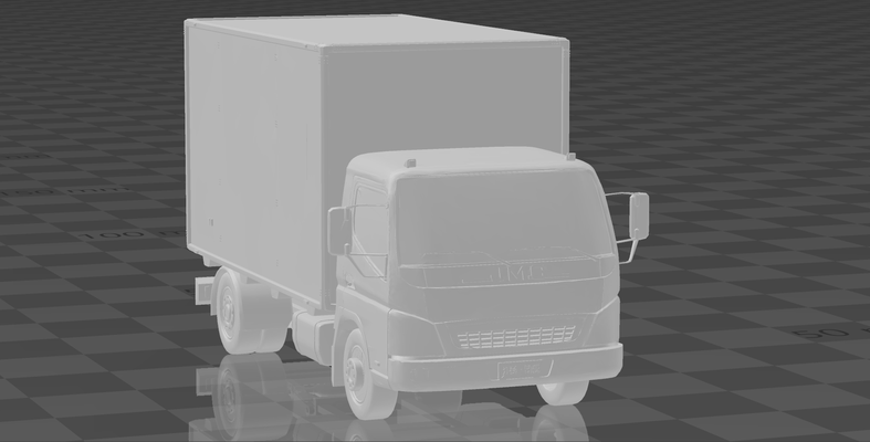 jmc saat basit kabin kamyonet camion kamyon araç 3d print model - Mito3D