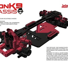 jmg monk9 chassis wltoys k989 k969 284131 game k9 drift mini-z 1 28 24 car mod rwd awd link frontend adjustable 3d print model - Mito3D