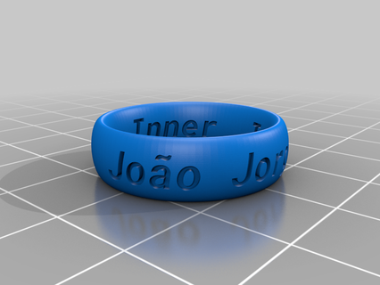 jo gaiao engraved rings customized 3d print model - Mito3D
