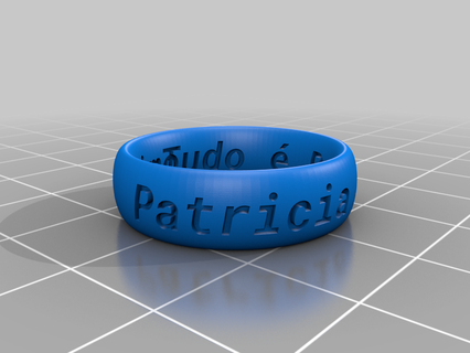 jo gaiao patricia engraved rings customized 3d print model - Mito3D