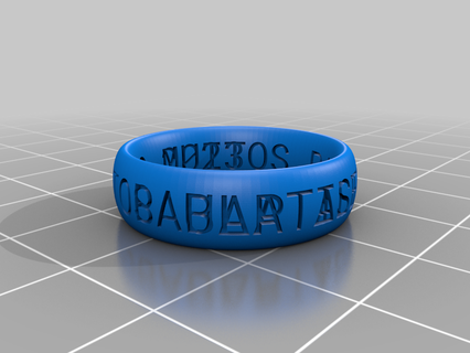 jo gaiao paulinha engraved rings customized jewelry 3d print model - Mito3D