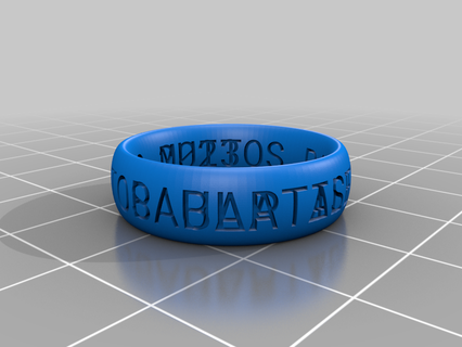 jo gaiao paulina grabado anillos personalizado joyería joya 3d print model - Mito3D