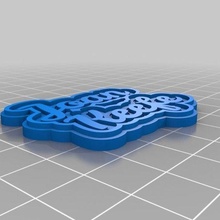 joan3keychain jewelry customized keychains 3d print model - Mito3D