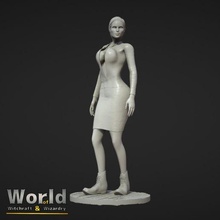 Joanne bogsurge sorcellerie femelle fille Humain jeu rôle rpg sexy sorcier femmes miniature baguette magique sorcière jouer table dnd l'adolescence role playing éclaireur gros seins 3d print model - Mito3D