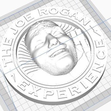 Joe Rogan placca scrivania puntello 3d print model - Mito3D