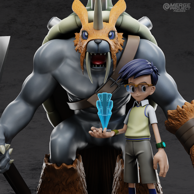 joe zudomon digimon sanat greymon oyuncak yokomon tsunomon mokimon koromon deadpool wolverine hayret 3d print model - Mito3D