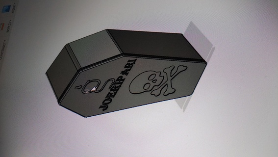joeri pari caixão anel Bruxas 3d print model - Mito3D
