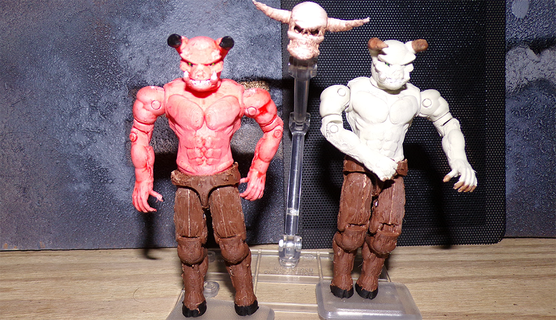 joetotype 3 - baron heck doom hell demon gaming nineties 90s pcgaming fps devil skull enemy retro action figure toy 3d print model - Mito3D
