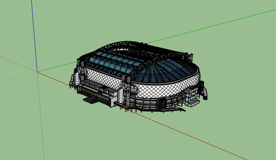 Johan Cruyff Arena Stadion verwenden 2023 Fußball nfl nba mlb nhl Holland Ajax 3d print model - Mito3D