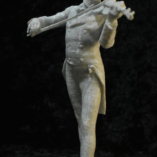 johann Strauss ii Arte vals estatua 3D print model - Mito3D
