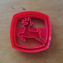 john deere cookie cutter vari 3d print model - Mito3D