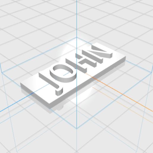 John lettere maschio 3d regalo 3D print model - Mito3D
