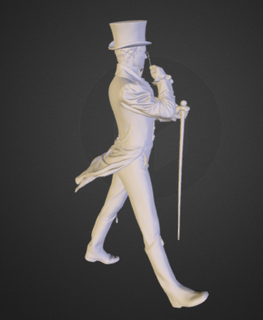 Johnnie Gehhilfe Whiskey 3d print model - Mito3D