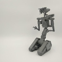 johnny 5 de impressão 3d do modelo jogo militar robô o filme figura 3d print model - Mito3D