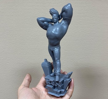 johnny bravo monster disney figure fantazy futuristic statue sculpture miniatures figurines comix cartoon superhero johnnybravo 3d print model - Mito3D