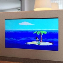 johnny naufragé autonome économiseur d'écran gadget écran bouffonneries sierra 3d print model - Mito3D