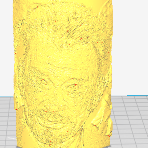 johnny hallyday l'art 3D print model - Mito3D