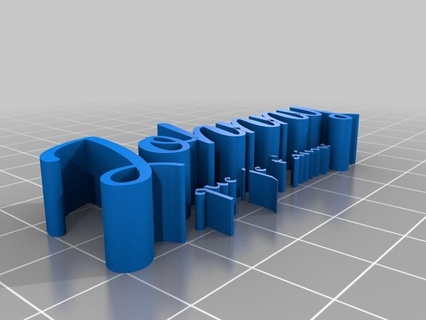 Johnny Hallyday Sanat işaretler_logları 3d print model - Mito3D