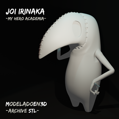 jueves irina imitar my héroe academia juego anime 3d print model - Mito3D