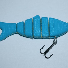 se unió a swiming señuelo de la tela impresión herramienta 3d print model - Mito3D