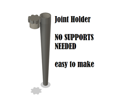 joint holder zero supports needed barbie chainsaw man pochita easter lotr recycling upcycling elden ring garden chess birdhouse smoker stoner 420 attack titan loki lamp home 3d print model - Mito3D