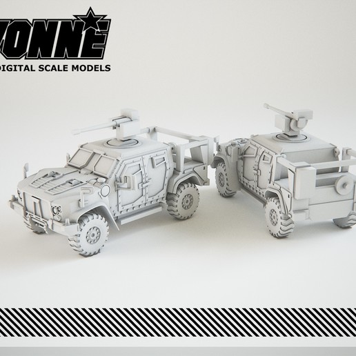 joint light tactical vehicle jltv véhicule militaire jeu le réservoir militaires scalemodel en avion jouet wargaming miniature 3D print model - Mito3D