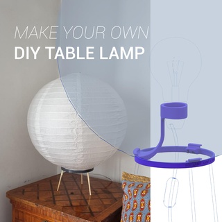 comune rendere Fai tavolo lampada ombra illuminazione casa arredamento HomeDeco design morbido luce minimalista minimalismo mobilia 3d print model - Mito3D