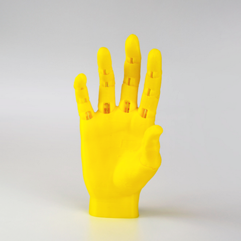 jointed hand various articulated mano 3d printed Articulated 3D print model - Mito3D
