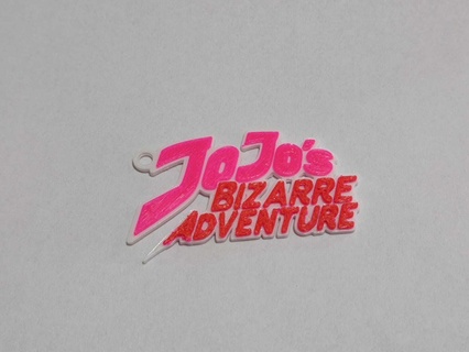 jojo's bizarre adventure anime key ring rings keychain 3d print model - Mito3D