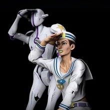 Jojo Josuke higashikata jjba boquiaberto Jojolion ficar pé anime manga figura impresso bizarro aventura estátua arte esculturas 3d print model - Mito3D