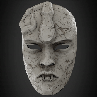 jojo vampire stone mask cosplay 3d print model - Mito3D