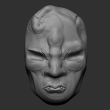jojos extraño aventuras Roca máscara jojo vampiro 3d print model - Mito3D