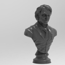 joker bust art people statue busts 3dprintable 3dprint 3d print model - Mito3D