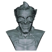 joker busto art dc batman botham cattivo male clown in miniatura fumetti statua 3d print model - Mito3D