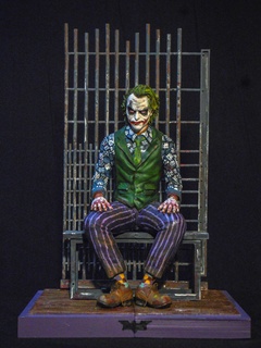Joker dunkel Nacht Ritter Kunst 3d print model - Mito3D