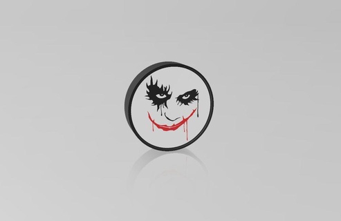 Joker Gesicht Lampe Film Lächeln Serie Grusel Spaß Box Licht Harley Hahahaha 3d print model - Mito3D