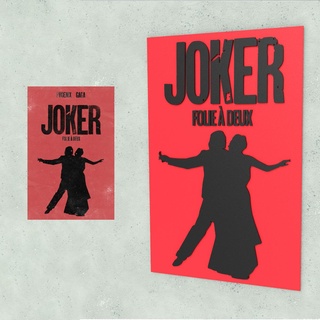 joker folie 2024 film affiche 3d print model - Mito3D