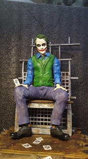 Joker Gefängnis Kunst Batman Harley Quinn Katzenfrau Arkham Film Skulptur modern Hauptbuch dunkel Ritter Halloween 3d print model - Mito3D