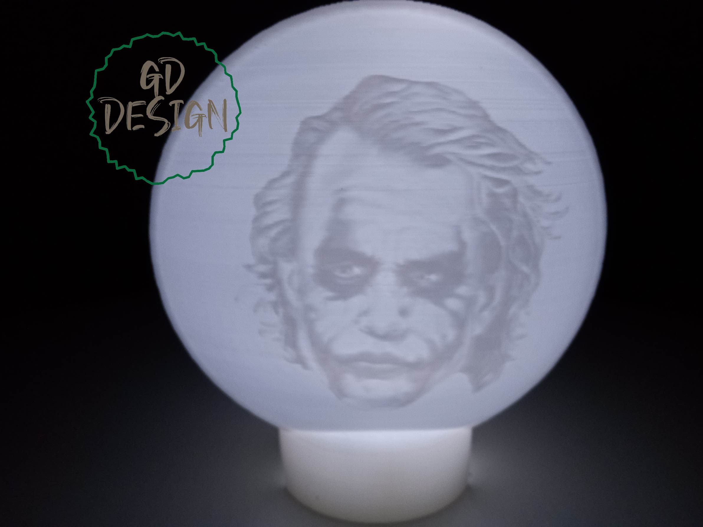 joker ışık tealight dc çizgi roman 3D print model - Mito3D