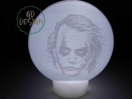 joker light joker light tealight dc comics  3d print model - Mito3D