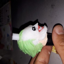 joker shisha hookah mouthpiece art dc universe villain bong nozzle mouth tip 3d print model - Mito3D