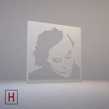 joker plantilla art de la pintura 3d print model - Mito3D