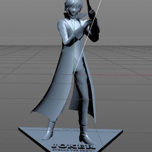 joker super smash bros ultimate nintendo switch mario figurine personna 5 video games character 3d print model - Mito3D